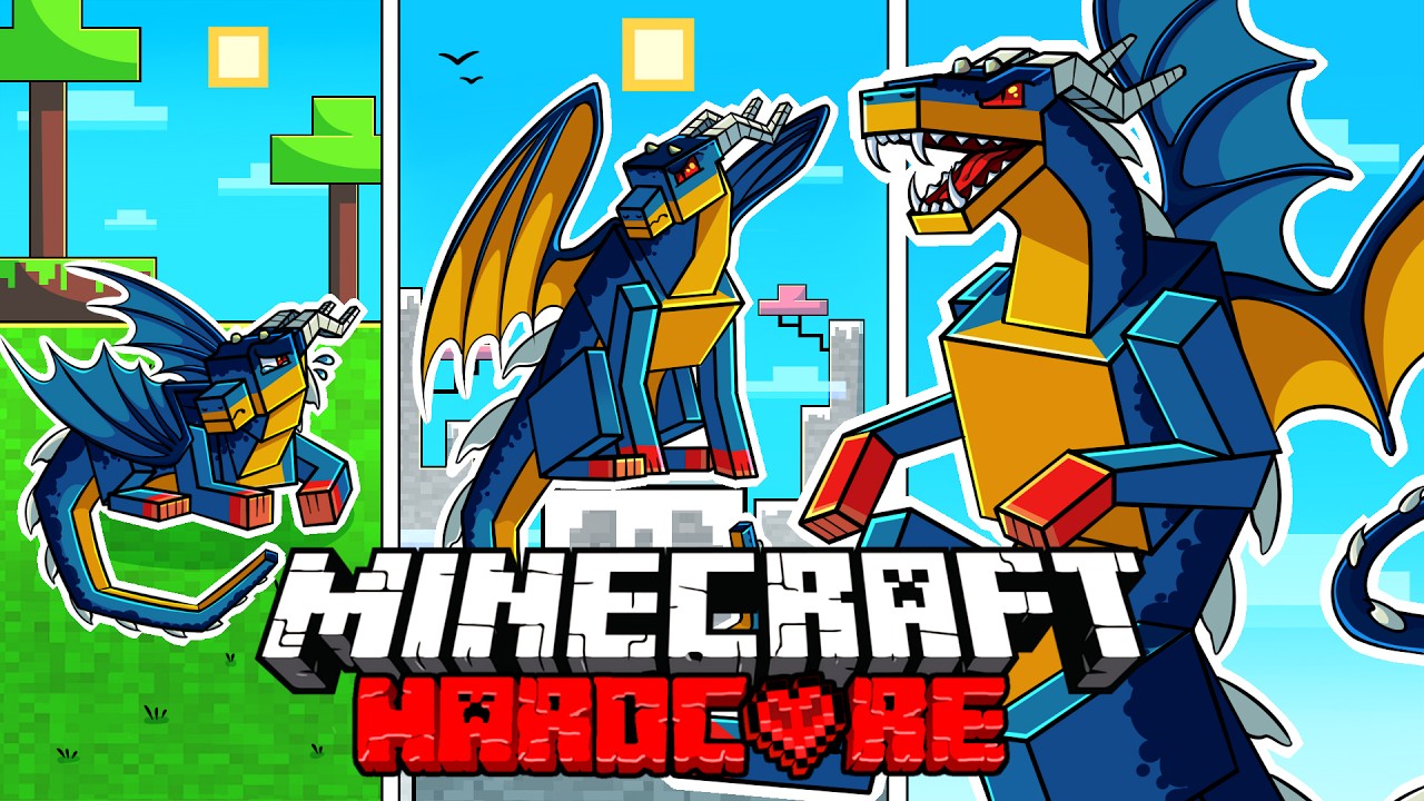 I Survived 100 DAYS as a SONIC the HEDGEHOG DRAGON in HARDCORE Minecraft!