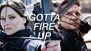 Katniss & Hawkeye II Gotta Fire Up