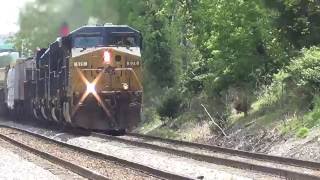 CSX YN3B AC6000CW Leading train Q411