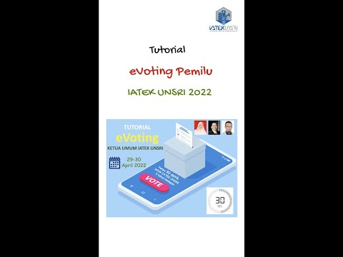 Tutorial eVoting Pemilu IATEK UNSRI 2022