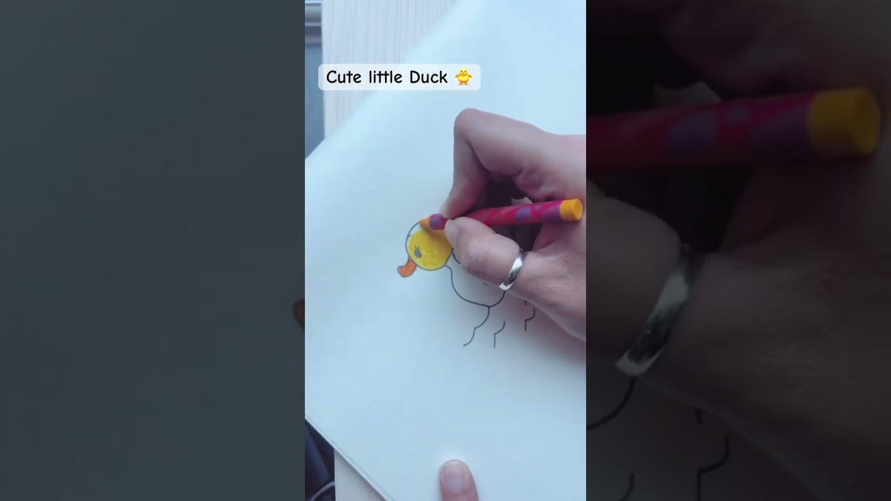 How to draw a Duck 🐤 
