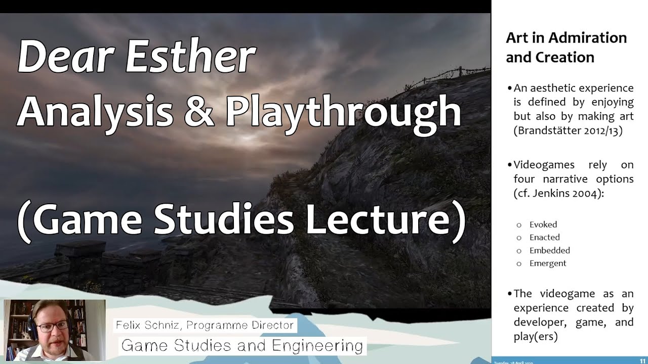 Game Studies Lecture on Dear Esther (Analysis & Playthrough)