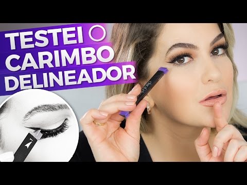 O FAMOSO CARIMBO DE DELINEADOR É BOM MESMO? POR ALICE SALAZAR