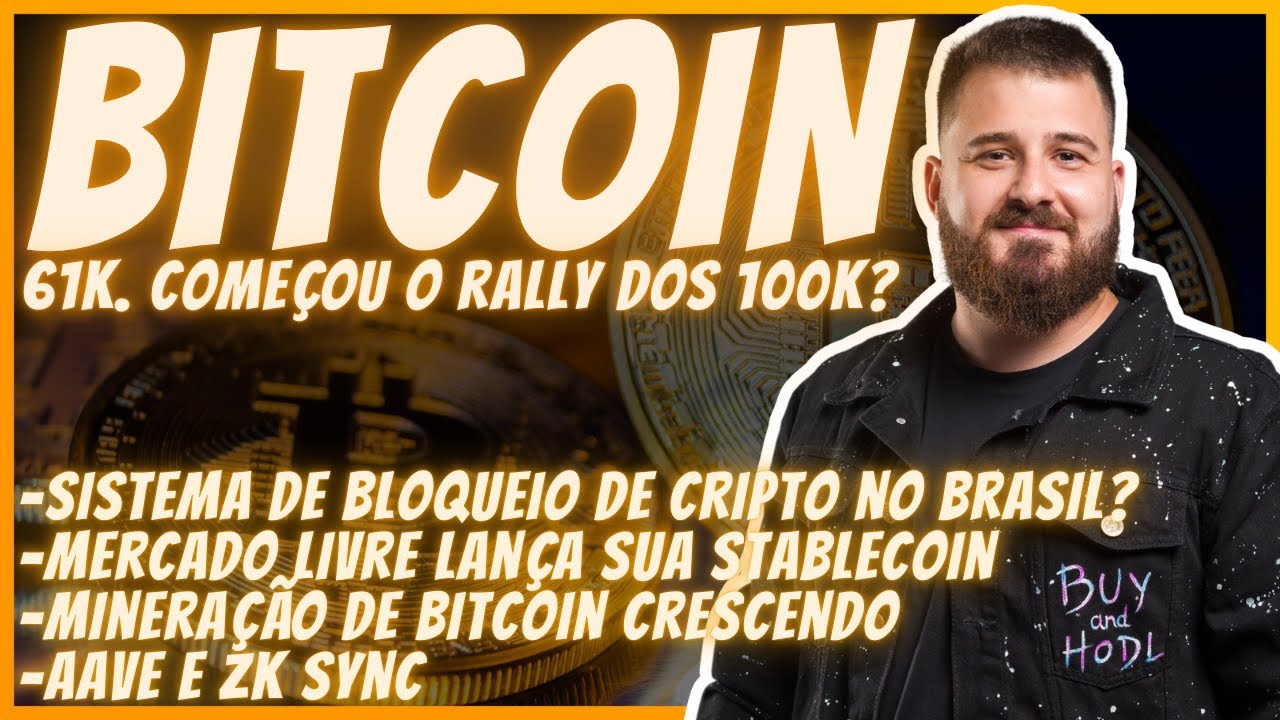 BITCOIN 61K COM D3ATH CROSS ACONTECENDO E MERCADO LIVRE LANÇANDO STABLE 🚨