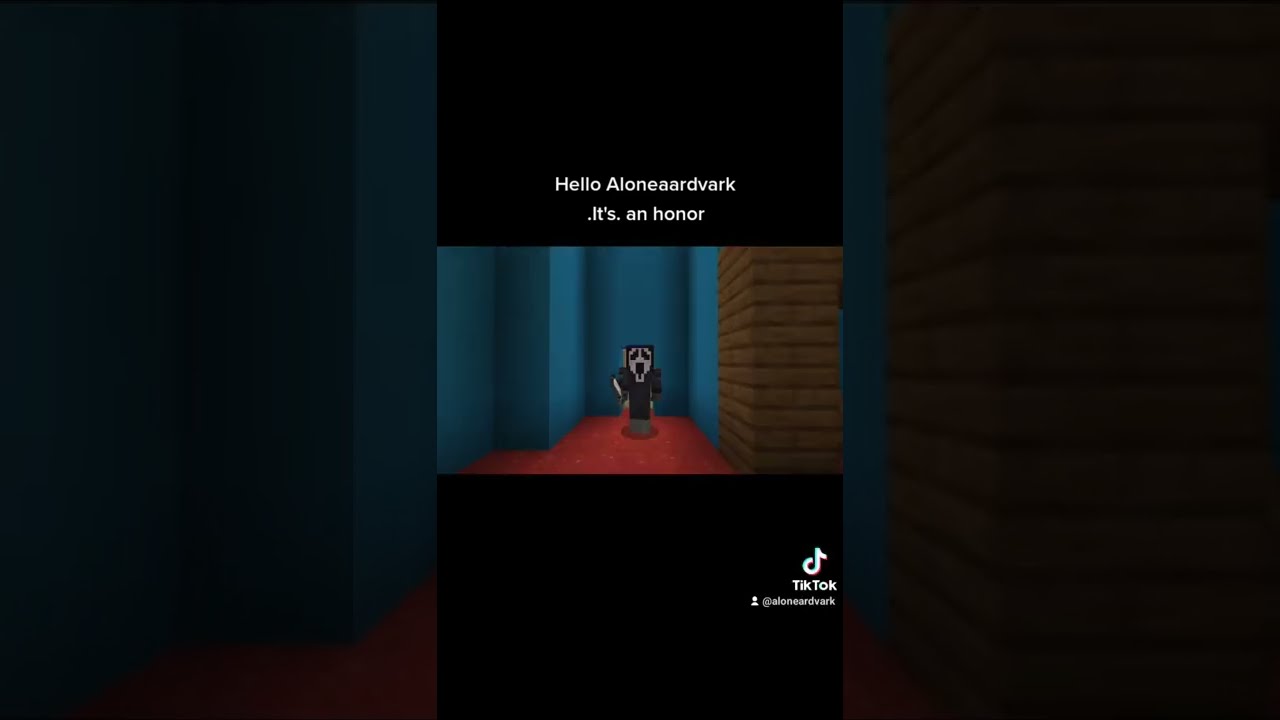 Minecraft Scream hello Aloneaardvark