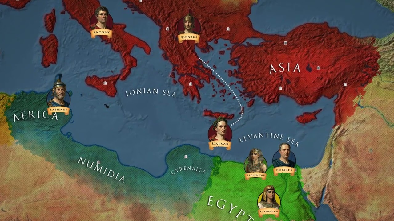 Julius Caesar — Cinematic Historical Documentary (3D / Motion Graphics)