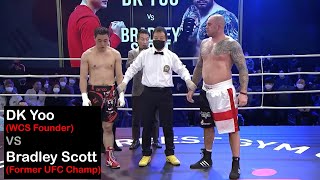 DK Yoo Vs Bradley Scott Full Fight - Martial Artist's Reaction/ DK Yoo Can Fight?