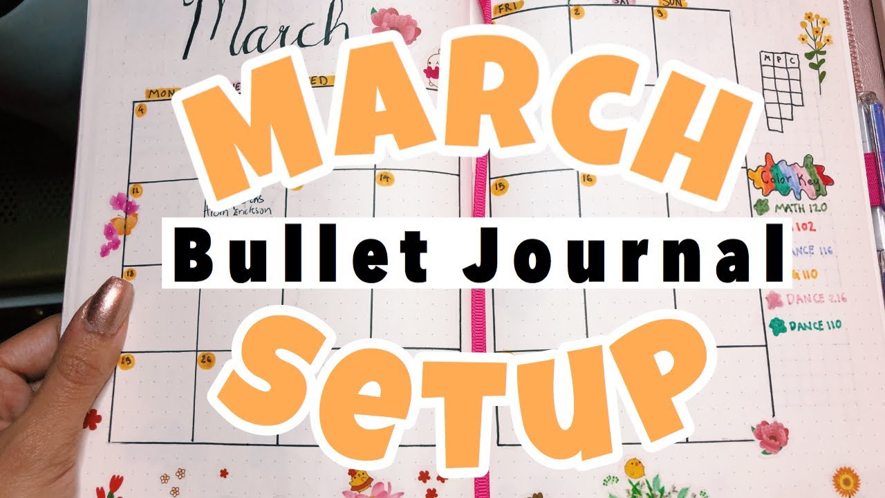 BULLET JOURNAL | March 2019 Setup