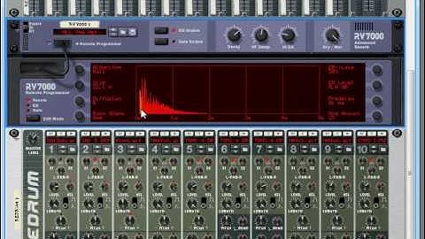 Propellerhead Reason 4 Tutorial RV-7000 effects loop reverb redrum sends