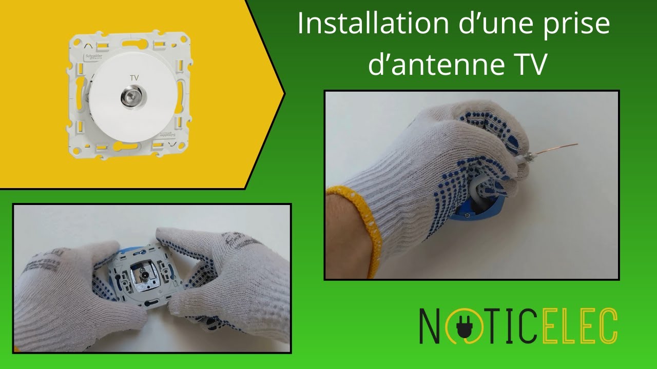 Installation d’une prise d’antenne TV en autoconstruction