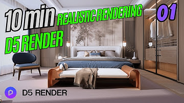 D5 Render Tutorial Part 1: Setting Up a Bedroom Interior Design