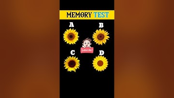 Memory test : guess the correct one ! |Memory puzzle and riddles #shorts #paheliyan #viral