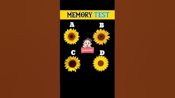 Memory test : guess the correct one ! |Memory puzzle and riddles #shorts #paheliyan #viral