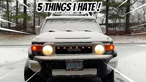 5 Things I hate about my 2007 FJ Cruiser 6 Speed  w 332000 miles!