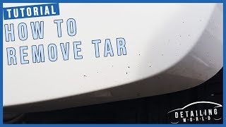 The Best Way To Safely Remove Tar From You Car