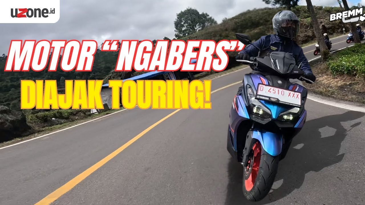 MOTOVLOG, TEST RIDE YAMAHA AEROX ALPHA 2025 TERABAS JALUR SERIBU TIKUNGAN