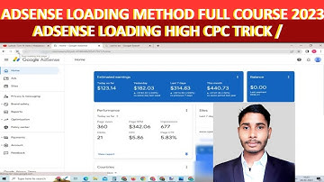 Adsense loading high cpc tricks | adsense loading full course | adsense loading payment received |