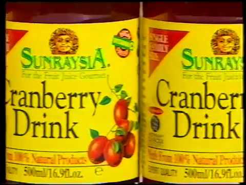 [香港經典廣告]（1999） Sunraysia Cranberry Drink