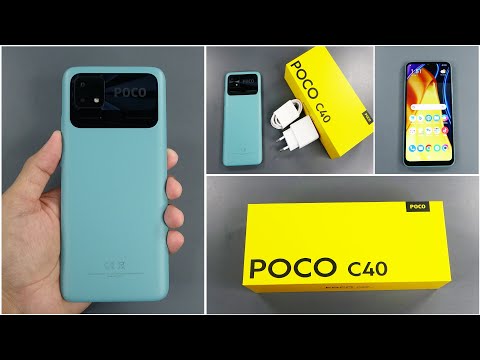 Xiaomi Poco C40 with JLQ JR510 processor unboxing, camera, antutu, gaming