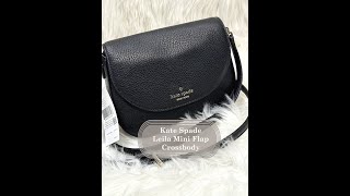 KATE SPADE LEILA MINI FLAP CROSSBODY QUICK REVIEW