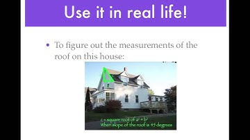 Pythagorean Theorem in Real Life