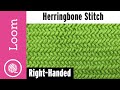 How to Loom Knit Herringbone Stitch and FIX mistakes