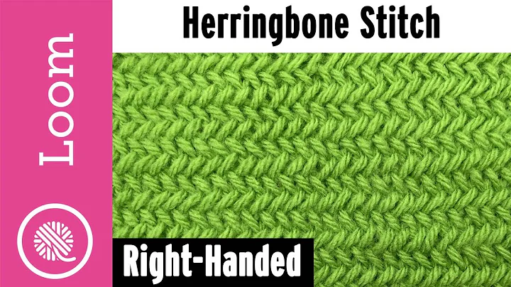How to Loom Knit Herringbone Stitch and FIX mistakes