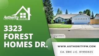 3323 Forest Homes Dr. Offered by Authority Property Management, Redding, CA.