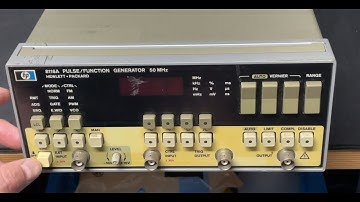 #162 HP8116A 50 MHz Function Generator - Teardown Cleanup