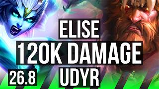 ELISE vs UDYR (JGL) | 120K damage | EUW Diamond | 26.8
