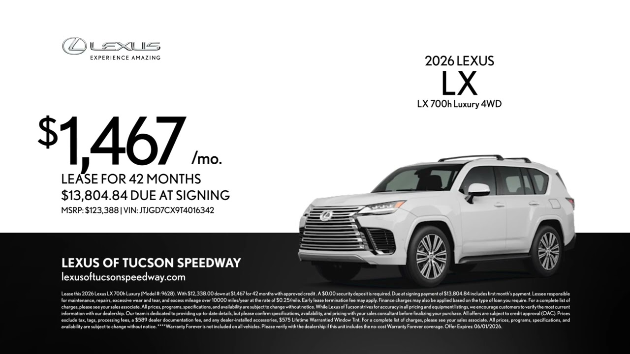 Lexus LX 05/16/2026 7409662 - YouTube