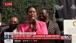 Mayor Arceneaux and city council welcome 50 Cent to Shreveport