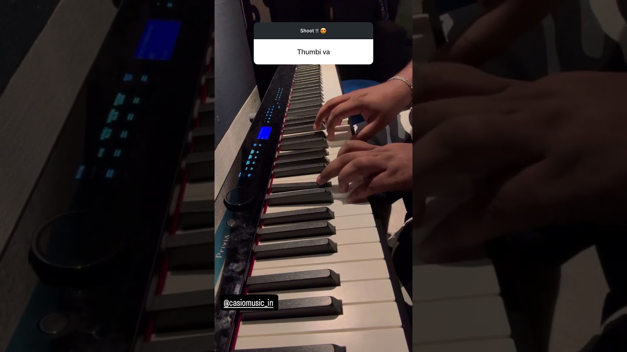 🎹 The Privia Diaries | Thumbi Va | Raw Piano Vibes #gouthamvincent