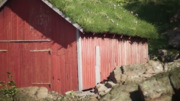 Unreal Engine 5 + Reality Capture - Ofoten Rorbu. Norwegian Lofoten fishers boat house.