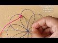 Flower Embroidery ! Mastering Flower Embroidery: A Step-by-Step Herringbone Stitch Tutorial