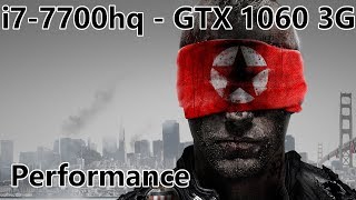 Homefront - i7-7700hq + GTX 1060 3G Performance