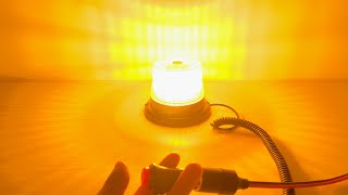 warning Beacon light multiple function 9-30V strobe rotate flash US connector
