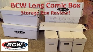 bcw long comic book storage box review