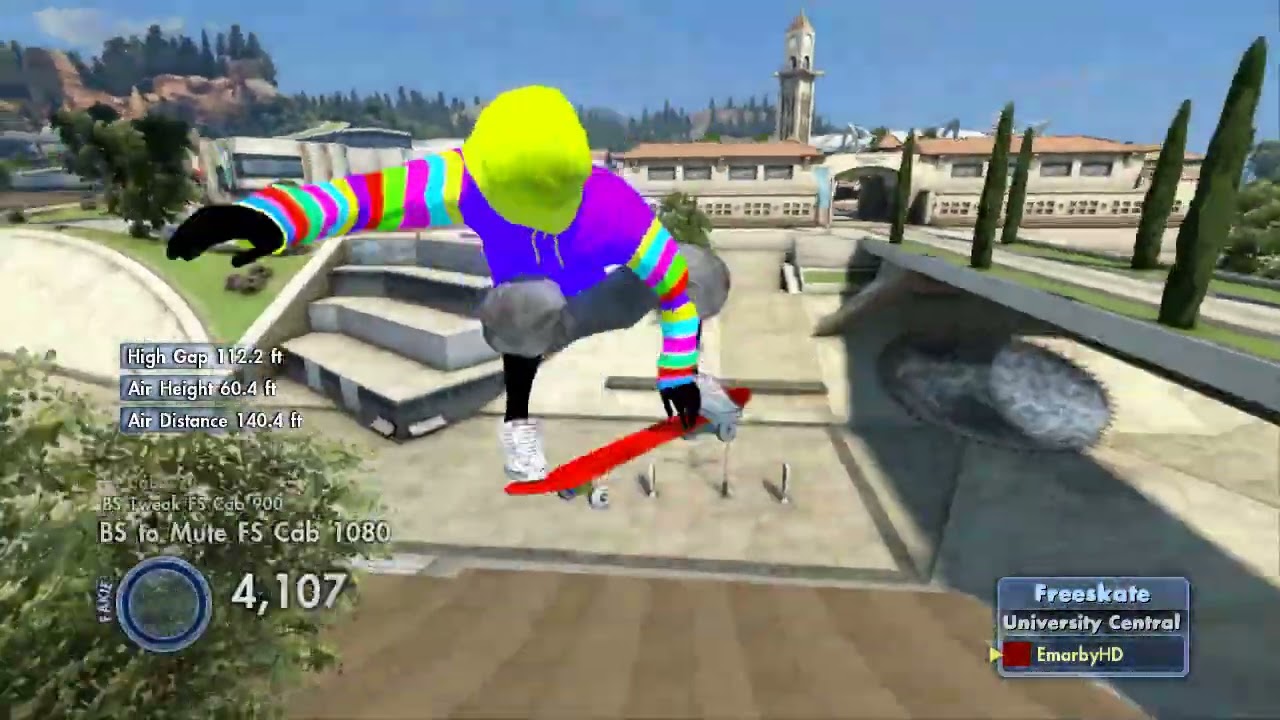 Skate 3 My 15,000th 1440 On Campus