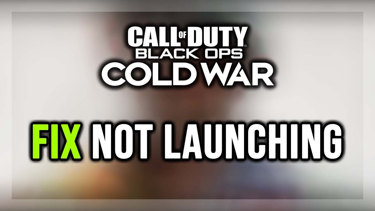 How to FIX COD: Black Ops Cold War Not Launching/Won't Launch