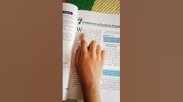 conservation of plants and animals, class-8 (main)points or sentences from textbook