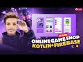 Live Android App Dev: Kotlin & Firebase Online Game Shopping 🚀Design & Q&A #AppDev #Kotlin #Firebase