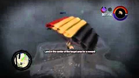 Sints Row 2 Base Jumping!