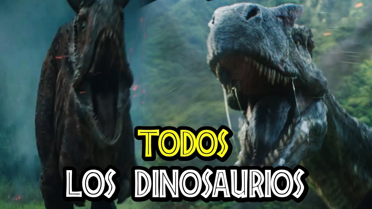 Jurassic World: Fallen Kingdom: estos son los dinosaurios de la