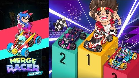 Merge Racer : Idle Merge Game NOOB vs PRO vs HACKER All Levels Gameplay Android,ios