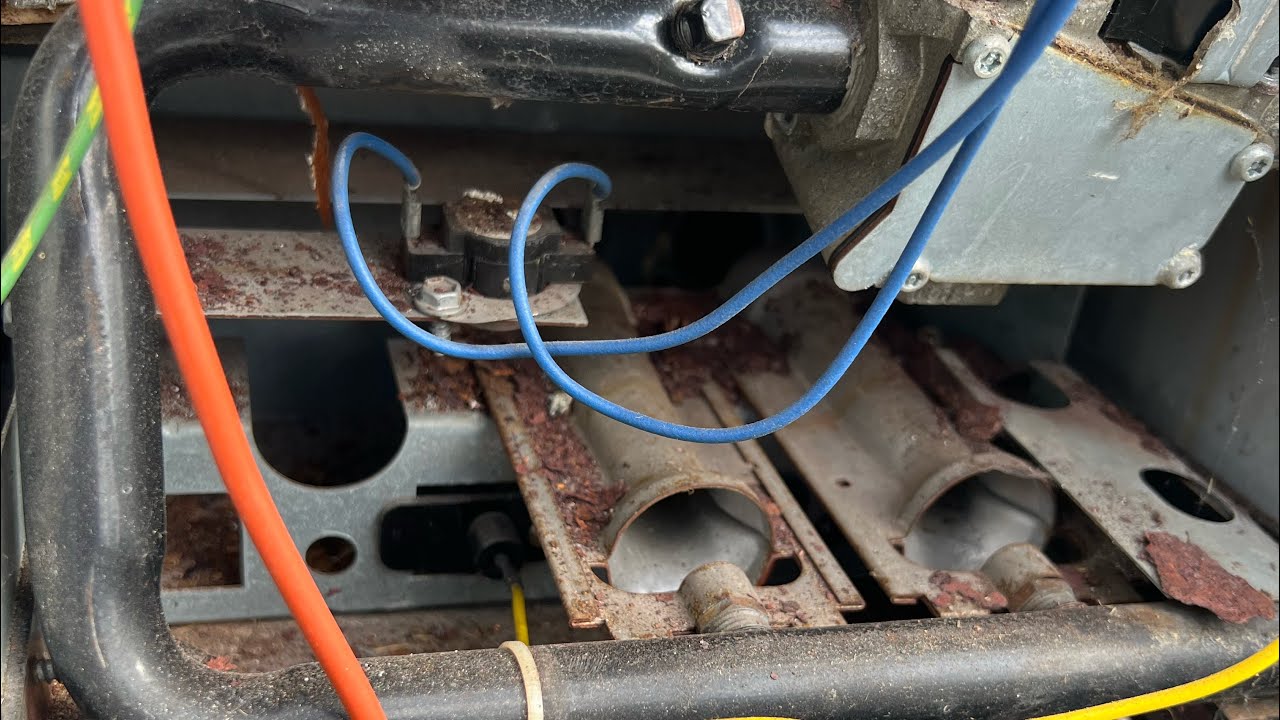 Rusted out inducer, stuck capacitor, and gas valve replacement 