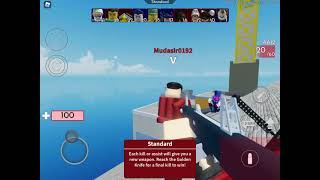 ROBLOX arsenal, but if I die the video ends. (100 sub special! Sorry I did it so late.)