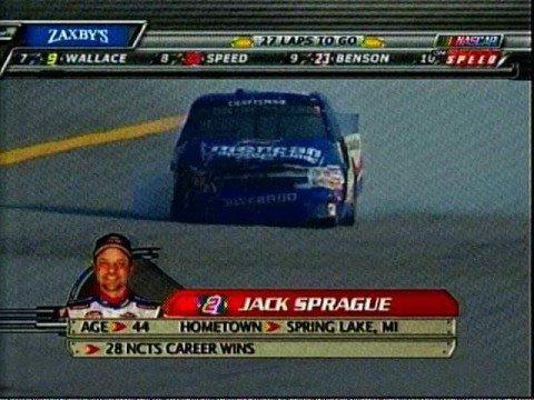 2008 Mountain Dew 250 Jack Sprague Crash!!