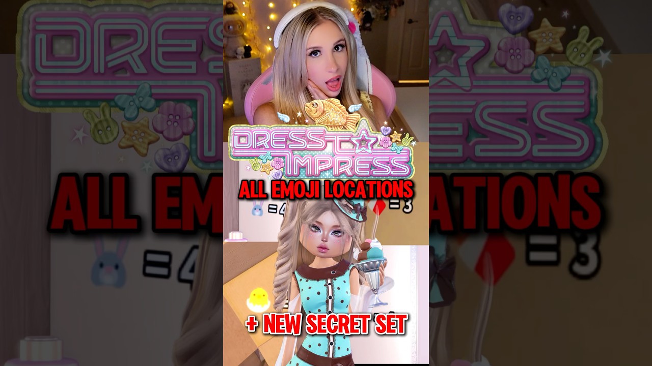 ALL “EMOJI” LOCATIONS in The NEW DRESS TO IMPRESS UPDATE! 😍😊🙃