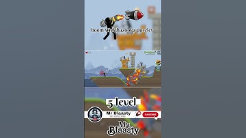 5 level, boom stick bazooka puzzles #games #gameplay